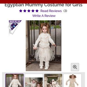 Girls mummy Halloween costume